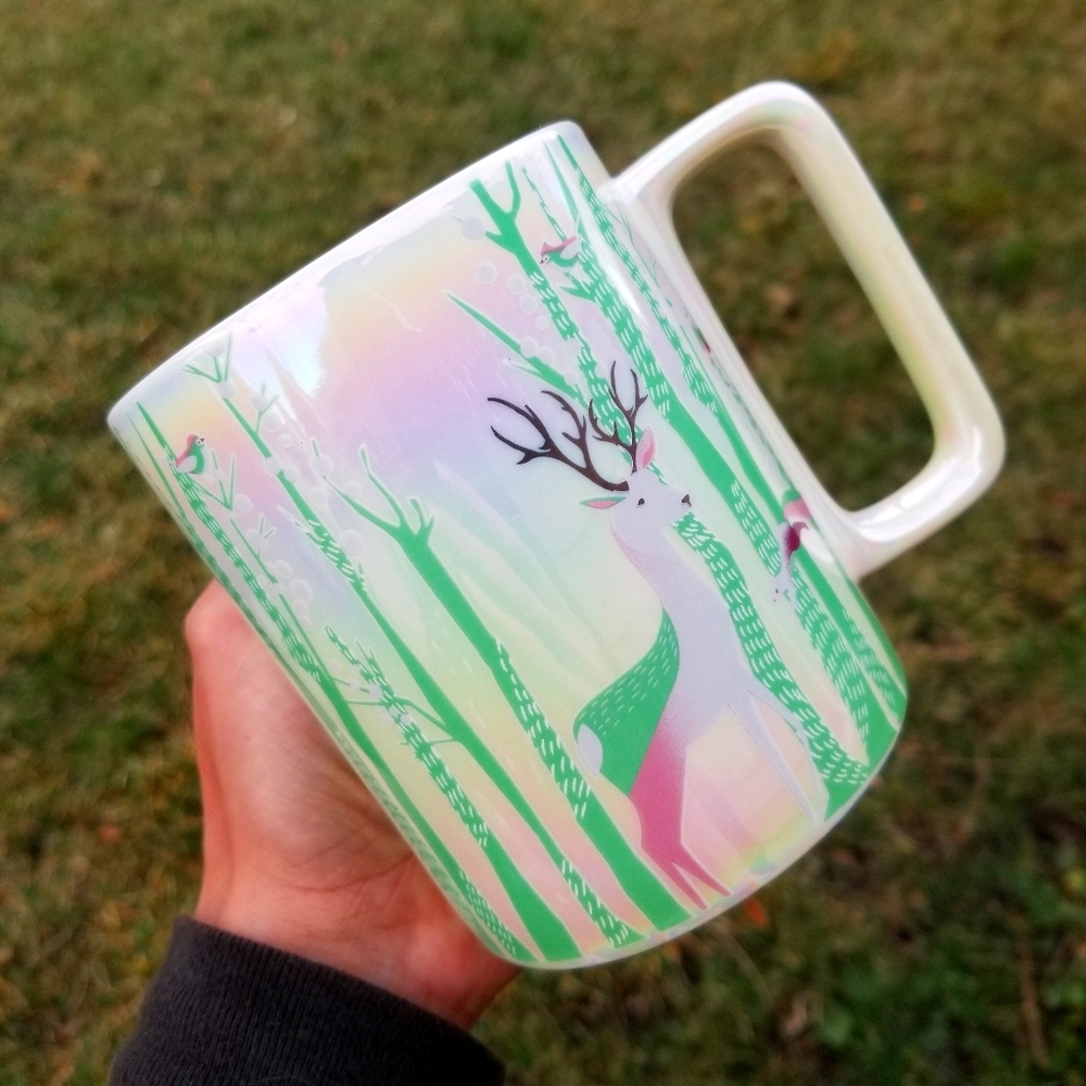 🆕️Starbucks, Iridescent Holiday Ceramic Mug - Picture 2 of 9